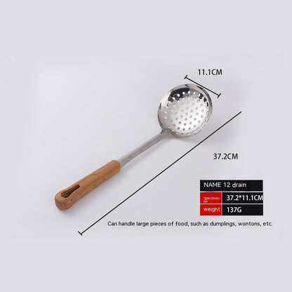 Stainless Steel Spatula And Soup Spoon