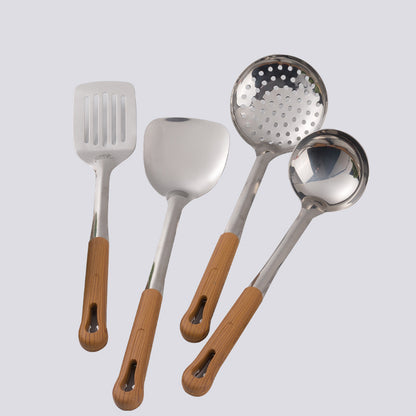 Stainless Steel Spatula And Soup Spoon