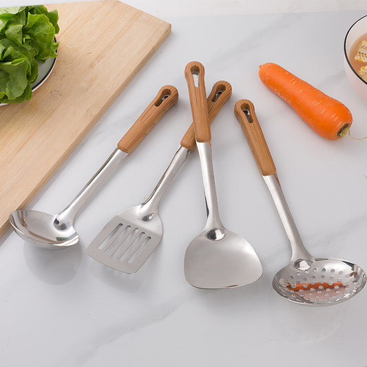 Stainless Steel Spatula And Soup Spoon