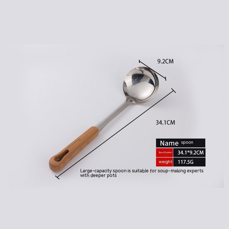Stainless Steel Spatula And Soup Spoon